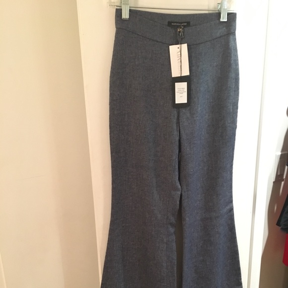 MARISSA WEBB Catrall Wide Leg Pant in City Shadow - Picture 3 of 4